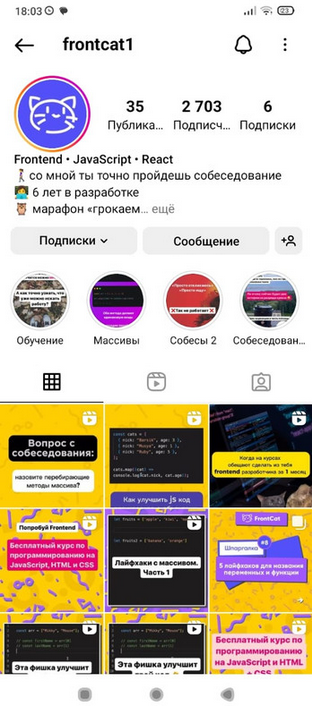 frontcat1 Грокаем собеседования. Frontend developer 2023 слив курса
