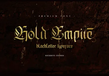 Creativefabrica Gold Empire Font 2021 слив