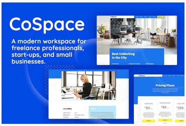 Themeforest CoSpace Coworking - Modern Workspace слив курса