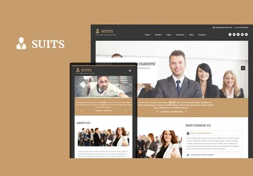 Smartaddons SJ Suits v3.9.6 - шаблон для адвоката и юридической фирмы Joomla слив