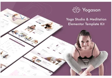 Themeforest Yogasan - Yoga Studio & Meditation Elementor Template Kit скачать слив