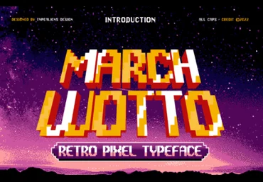 Creativefabrica March Wotto Font 2022 слив