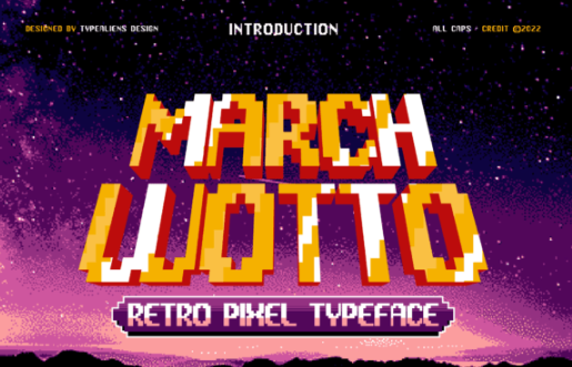 Creativefabrica March Wotto Font 2022 слив курса