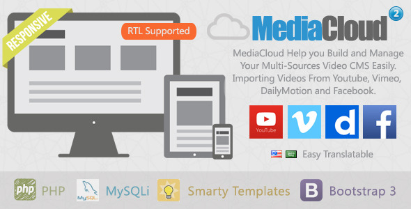 MediaCloud - Video Aggregator CMS от Codecanyon слив курса
