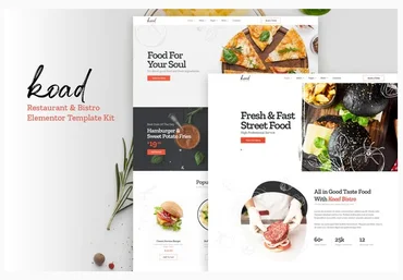 Themeforest Koad - Restaurant & Bistro Elementor Template Kits слив