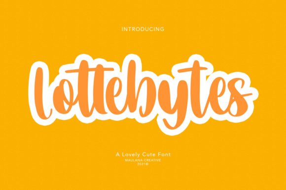 Creativefabrica Lottebytes Font 2021 слив курса