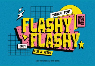 Creativefabrica Flashy Font 2021 слив