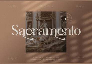 Creativefabrica Sacramento Font 2021 слив