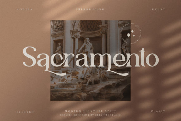 Creativefabrica Sacramento Font 2021 слив курса