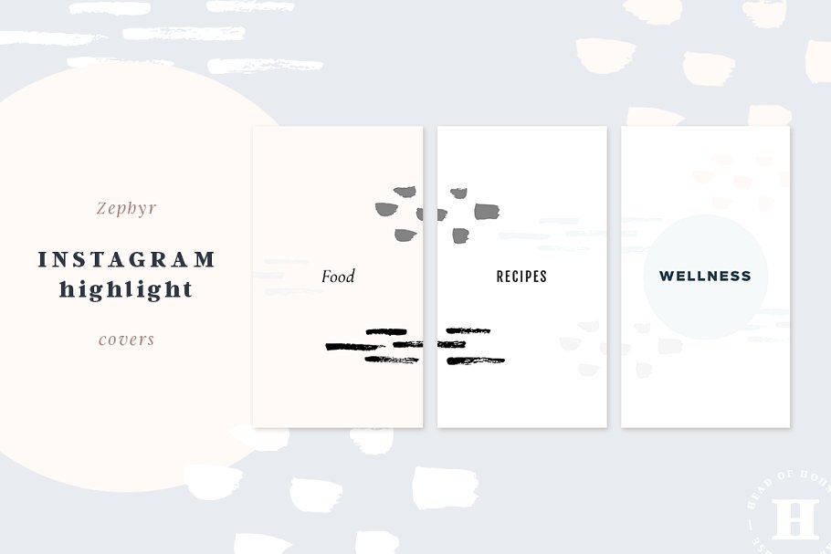 Creativemarket Zephyr Instagram Highlight Covers слив курса