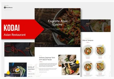 Themeforest Kodai - Asian Restaurant Elementor Template Kit слив