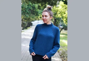 Евгения Дегтярева efgesha_knits Свитер Aspen 2022 слив
