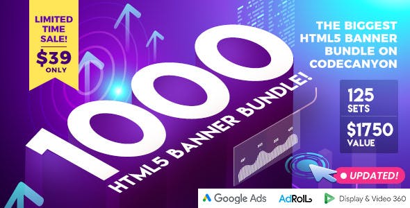 HTML5 1000 HTML5 банеров для Ваших рекламных компаний 2019 слив курса