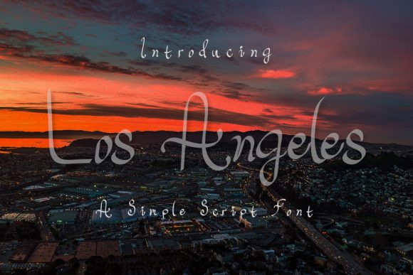 Creativefabrica Los Angeles Font слив курса