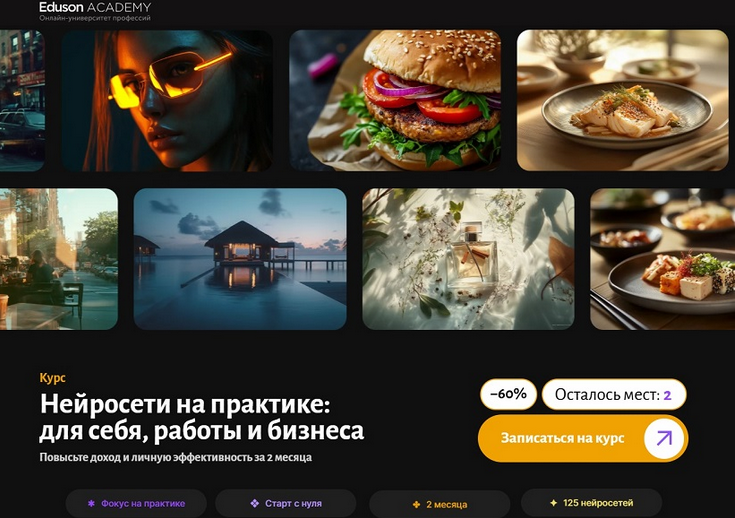 Eduson Academy Нейросети на практике: для себя, работы и бизнеса 2025 слив курса