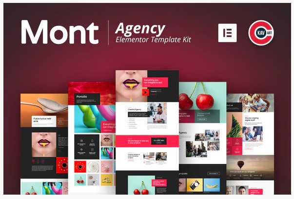 Themeforest Mont - Agency Template kit слив курса