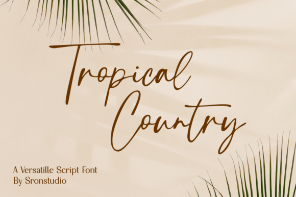 Creativefabrica Tropical Country Font слив курса