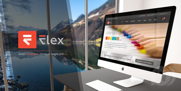 ThemeForest FLEX v3.9 - многоцелевой шаблон Joomla слив курса