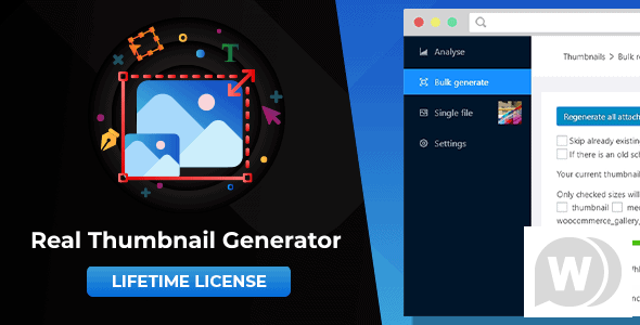 Codecanyon WordPress Real Thumbnail Generator v2.4.0 NULLED слив курса