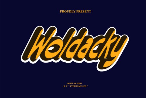 Creativefabrica Woldacky Font 2021 слив курса