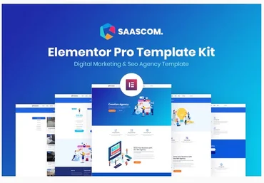 Themeforest Saascom - Digital Marketing & SEO Agency Template Kit слив