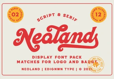 Creativefabrica Neoland Font 2021 слив