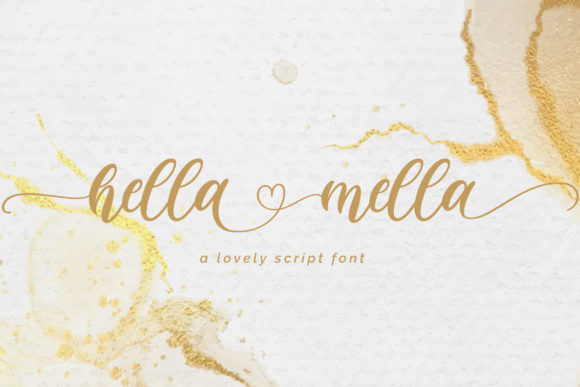 Creativefabrica Hella Mella Font слив курса
