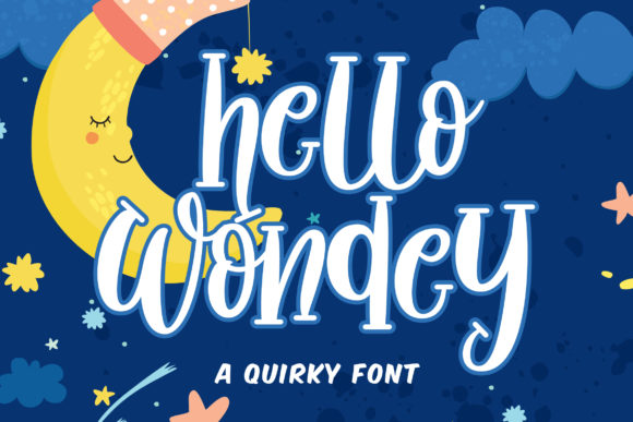 Creativefabrica Hello Wondey Font слив курса