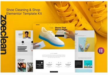 Themeforest Zoeclean - Shoe Cleaning & Shop Template Kit слив