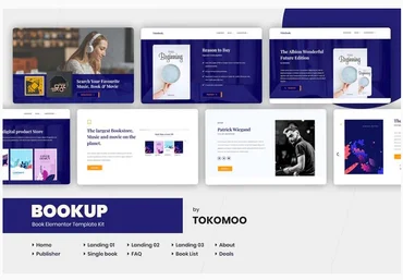 Themeforest Bookup - Book Store Elementor Template Kit слив