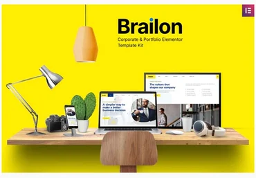 Themeforest Brailon - Corporate & Portfolio Elementor Template Kit слив