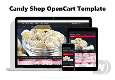 Candy Shop OpenCart Template 2.0.1.1 слив