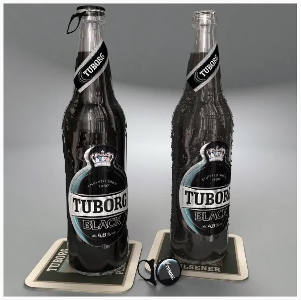 3docean Tuborg Black Beer слив курса