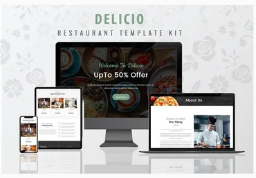 Themeforest Delicio - Restaurant WordPress Template Kit слив