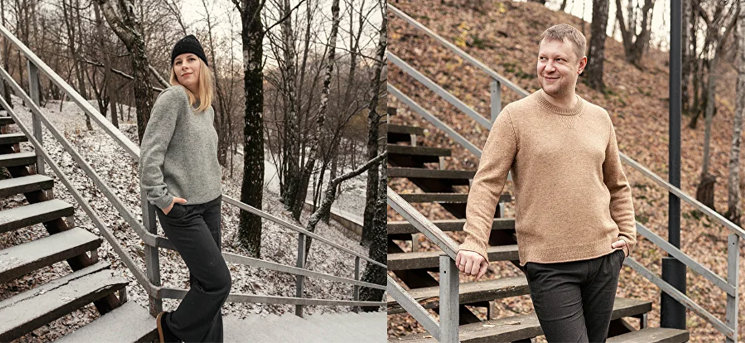Елена Харлап flight _knit_eat_repeat Джемпер Men Basic 2023 слив курса