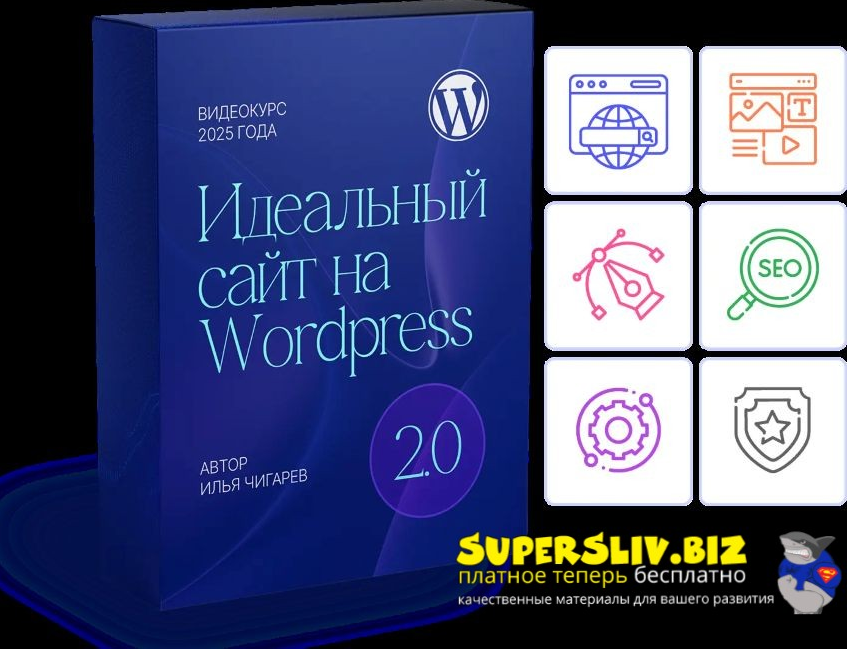 Илья Чигарев Идеальный сайт на WordPress 2.0 2025 слив курса