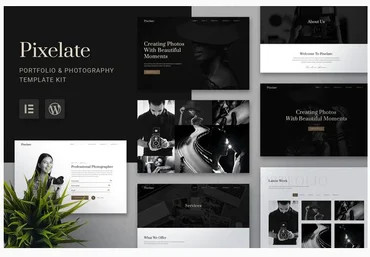 Themeforest Pixelate - Portfolio & Photography Elementor Template Kit слив