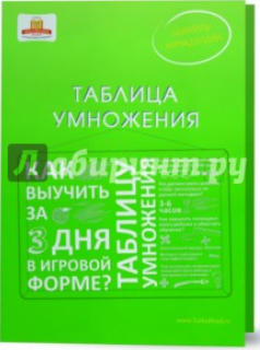 Таблица умножения. Как выучить таблицу умножения за 3 дня в игровой форме? - Ахмадуллин 2016 слив курса