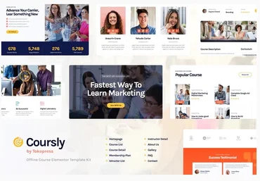 Themeforest Coursly - Offline Course Elementor Template Kit слив