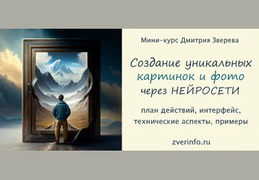 Дмитрий Зверев Создание уникальных картинок и фотографий в нейросетях 2023 слив
