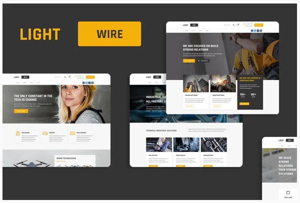 Themeforest Lightwire - Construction And Industry Kit слив курса