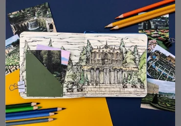 hurlyburlyschool Барокко. Блок 7. Первые шаги в историю искусств. Скетчбук 2023 слив