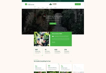 Joomlart JA Landscape v1.0.3 - садоводство и ландшафтный дизайн Joomla слив