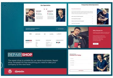 Themeforest Repair Shop - Template Kit слив