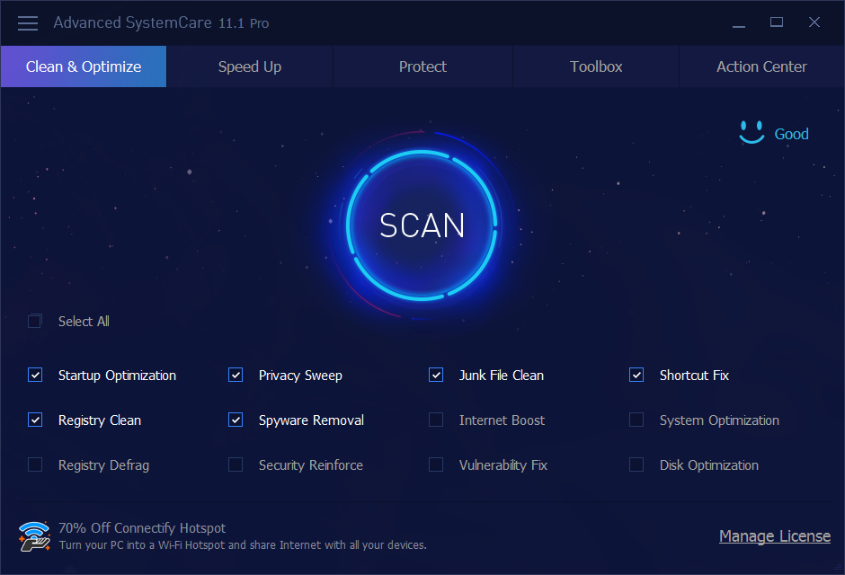 IObit Advanced SystemCare 11.1 PRO v11.1.0.198   Ключи слив курса
