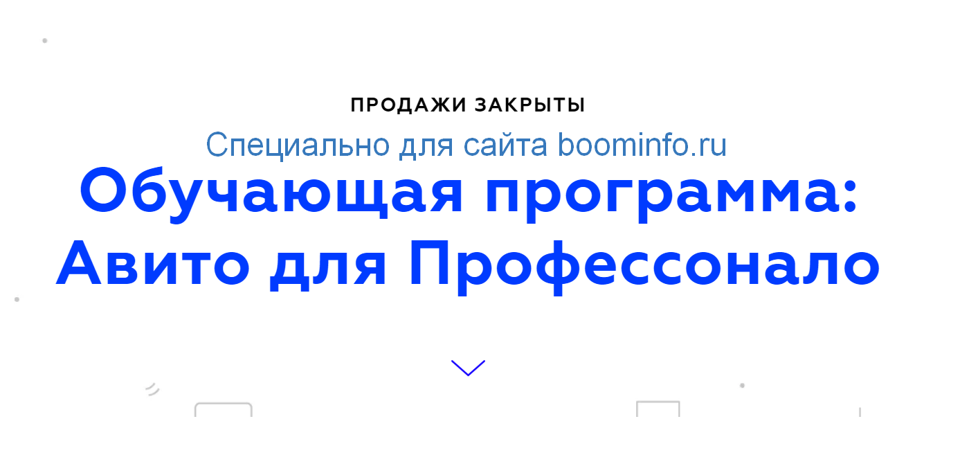 Тимур Евлоев Авито для Профессоналов 2020 слив курса