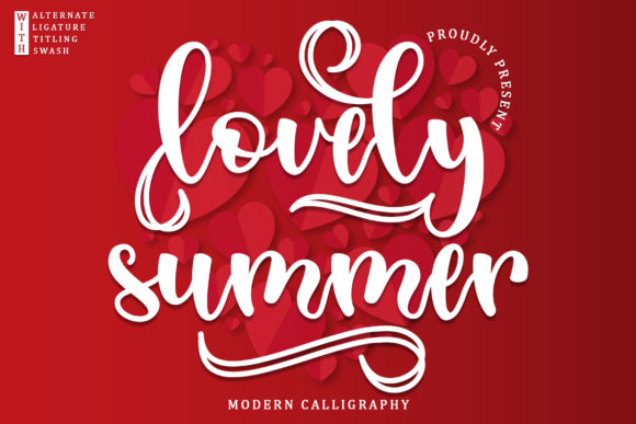 Creativefabrica Lovely Summer Font 2021 слив курса