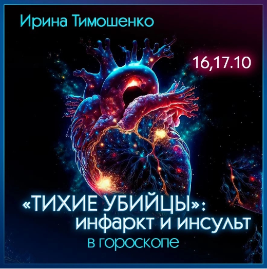 Ирина Тимошенко Тихие убийцы. Инфаркт и инсульт в гороскопе 2024 слив курса