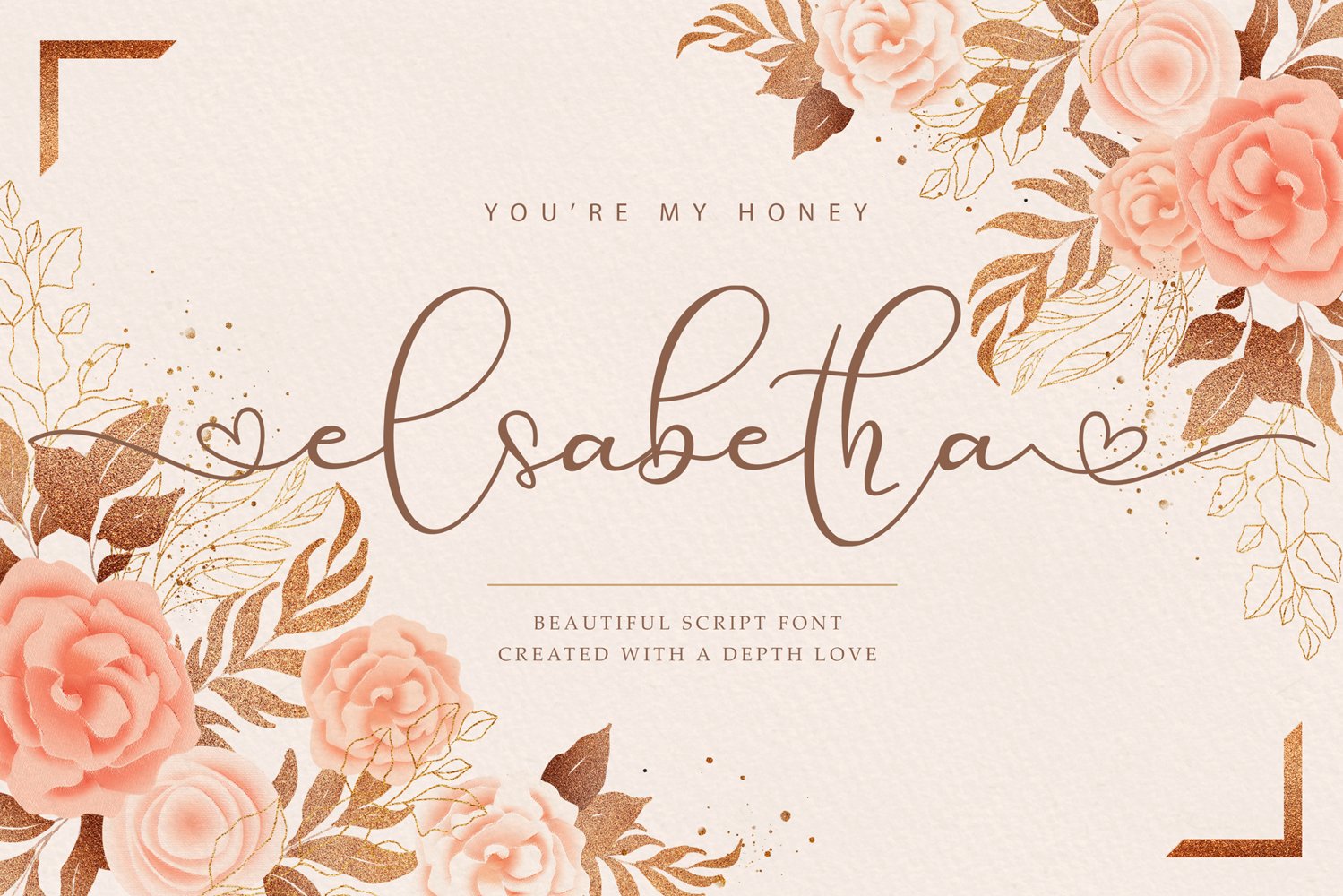 Fontbundles Elsabetha Font слив курса