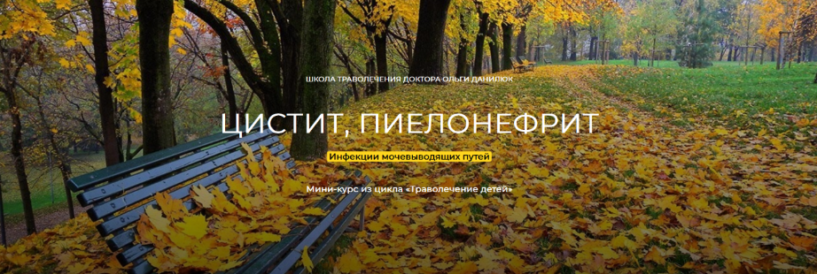 Ольга Данилюк Цистит, Пиелонефрит. Устраняем инфекции мочевыводящих путей. Траволечение 2022 слив курса
